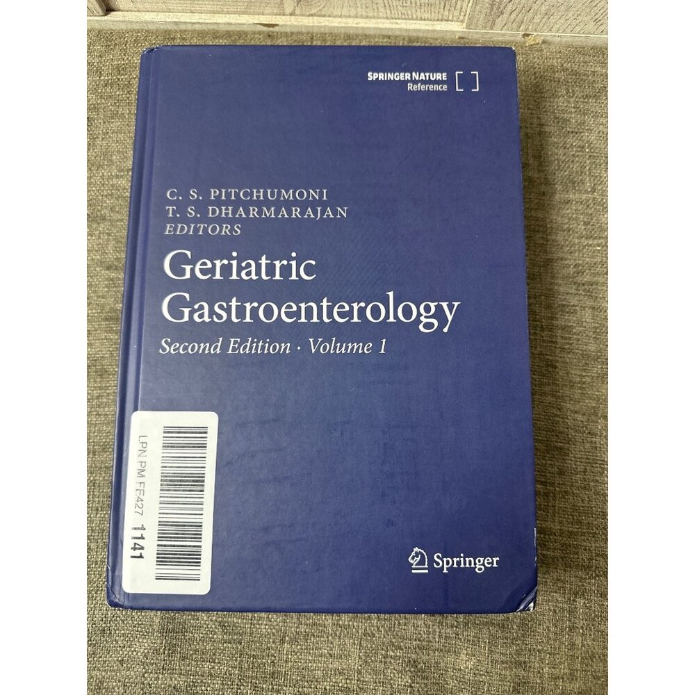 Geriatric Gastroenterology by CS Pitchumoni and TS Dharmarajan (2021, Hardcover)